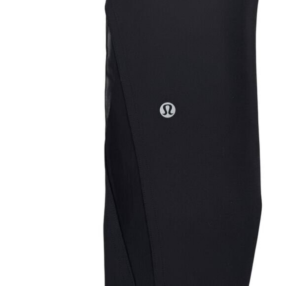LULULEMON Wunder Train Mesh Panel High-Rise Tight 25" Size 4 Black - Picture 6 of 7